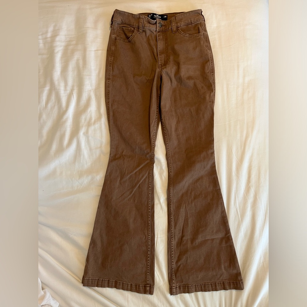 Abercrombie and fitch/hollsiter brown jeans